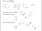 Wszystko o trójkątach - notatka