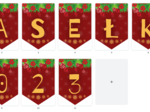 Girlanda - baner - napis - Jasełka 2023 Format: 11x A4