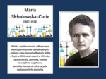 MARIA SKŁODOWSKA - CURIE – gazetka – biblioteka – świetlica – 21 stron – wersja 2