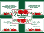 SENTENCJE o kobietach - DZIEŃ KOBIET – gazetka – biblioteka – świetlica – 16 stron – wersja 3