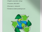 Zagadki i krzyżówki na temat ekosystemów, ochrony przyrody, recyklingu.