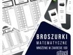 Broszurki - tabliczka mnożenia