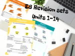 E8 REVISION SET 1-14 Powtórkowe karty pracy dla ósmoklasistów