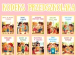🎒 Kodeks Przedszkolaka – 10 kolorowych zasad w formie plakatów do druku!