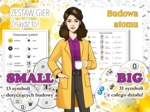Klasa 7. Chemia. Znajdź to! Budowa atomu i jego położenie w układzie okresowym. Gra typu dobble. ZESTAW – SMALL i BIG. MOC powtórki.