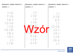 Odejmowanie ułamków dodatnich i ujemnych | matematyka | 26 kolumn