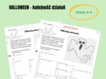 Halloween na matematyce, kodowanie, kolejność działań, klasy 4 - 5