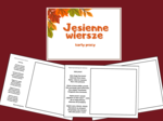 JESIEŃ W BIBLIOTECE - wiersze - karta pracy - biblioteka