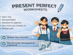 PRESENT PERFECT – Kompletny zestaw zadań: Zdania twierdzące, przeczenia, pytania, writing + BONUS: Wykreślanka & krzyżówka Past Participle | A2–A2+