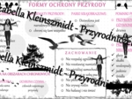 Sketchnotka - notatka „Obszary i obiekty chronione” wykonana w power point do edycji. Przyroda 4; „Poznajemy krajobraz najbliższej okolicy”