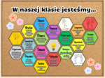 Gazetka na rozpoczęcie roku szkolnego - „W naszej klasie/szkole jesteśmy…”