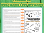 50 zadań matematycznych na dodawanie i odejmowanie
