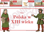 Polska w XIII wieku - prezentacja historia klasa 5