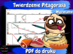 Wyzwanie - Twierdzenie Pitagorasa. Gra matematyczna.