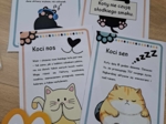 Karty pracy dzień kota + ciekawostki