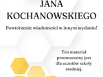 TWÓRCZOŚĆ JANA KOCHANOWSKIEGO - HEKSAGONY