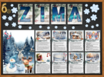 GAZETKA ZIMA - napis, plansze, plakat