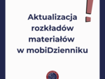 Instrukcja zmiany rozkładu materiału | mobiDziennik