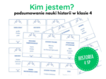 Kim jestem? Podsumowanie nauki historii w klasie 4