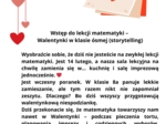 Walentynkowe zadania matematyczne kl.8