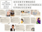 ASERTYWNOŚĆ I UMIEJĘTNOŚCI SPOŁECZNE - gazetka