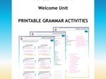Together 6 Welcome Unit Grammar Acitvities