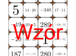 Domino - Mnożenie i dzielenie liczb całkowitych | matematyka