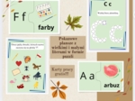 Plansze pokazowe wielkie i małe litery w formie puzzli + karty pracy