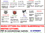 NAUKA CZYTANIA DLA DZIECI SŁABOWIDZĄCYCH. KRÓTKIE CZYTANKI.