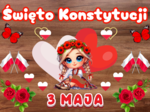 ŚWIĘTO KONSTYTUCJI 3 MAJA DEKORACJA
