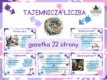 TAJEMNICZA LICZBA PI - gazetka/prezentacja - Dzień LIczby Pi, 22 strony