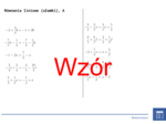Równania liniowe (ułamki) | matematyka, algebra | 26 kolumn