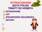 📖 Wypracowanie klasowe z „Hobbita” – gotowe tematy do wyboru! ✍️