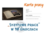 „Syzyfowe prace” w 10 emocjach- karta pracy