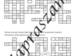 Krzyżówka matematyczna - mnożenie i dzielnie.