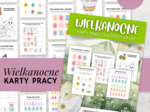 Wielkanocne Karty Pracy 🐣🌷🌺65 stron PDF 6zł