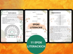 Notatki "Epoki literackie" - matura, język polski - pdf - antyk, średniowiecze, renesans, barok, oświecenie, romantyzm, pozytywizm, młoda polska, dwudziestolecie międzywojenne, wojna i okupacja, współczesność