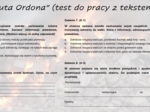 Zestaw testów powtórzeniowych/wprowadzających "Śmierć Pułkownika", "Reduta Ordona", "Świtezianka"