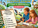 🐦 Powrót ptaków z ciepłych krajów – czytanie ze zrozumieniem (klasa 4–6) | karta pracy + 15 zadań