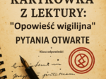 Kartkówka + karta odpowiedzi – „Opowieść wigilijna”: przemiana głównego bohatera i przesłanie utworu