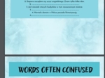 WORDS OFTEN CONFUSED - FEW/A FEW/LITTLE/ A LITTLE