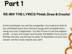 🎶✏️ Re-Mix the Lyrics – Finish, Draw & Create! | Part 1
