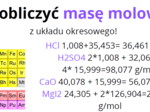 Mol, masa molowa, objętość molowa-prezentacja