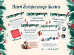 Gazetka szkolna- Dzień Świątecznego Swetra- Drugi piątek grudnia- A4