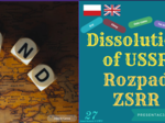 Historia 827 Rozpad ZSRR dla ogólnych i angielskojęzycznych klas.