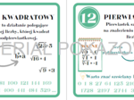 Matematyczne fiszki - liczby, cechy podzielności, liczby rzymskie, potęgi, pierwiastki