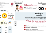Brainy 4, Unit 1, materiały dodatkowe rozwijające podręcznik, to be