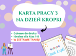 Karta pracy „Kolorowe kropki” 🌈🔴 – Dzień Kropki, kreatywność, plastyka – klasy 1–6, świetlica