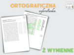 Ortograficzna wykreślanka - ż wymienne