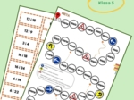 NWW i NWD, gra planszowa, wielokrotności i dzielniki, klasa 5